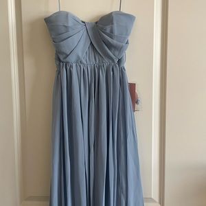 Birdy Gray - Grace - Dusty Blue - XS NEVER BEEN WORN. Tags still attached.